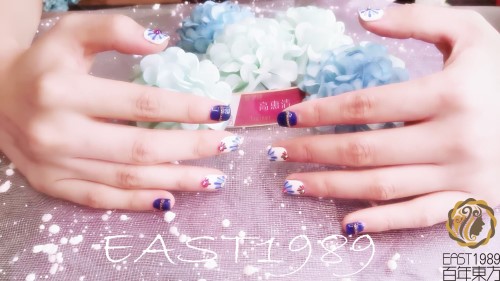  青花美甲怎么做？保定東方技工學(xué)校教你巧做美甲！