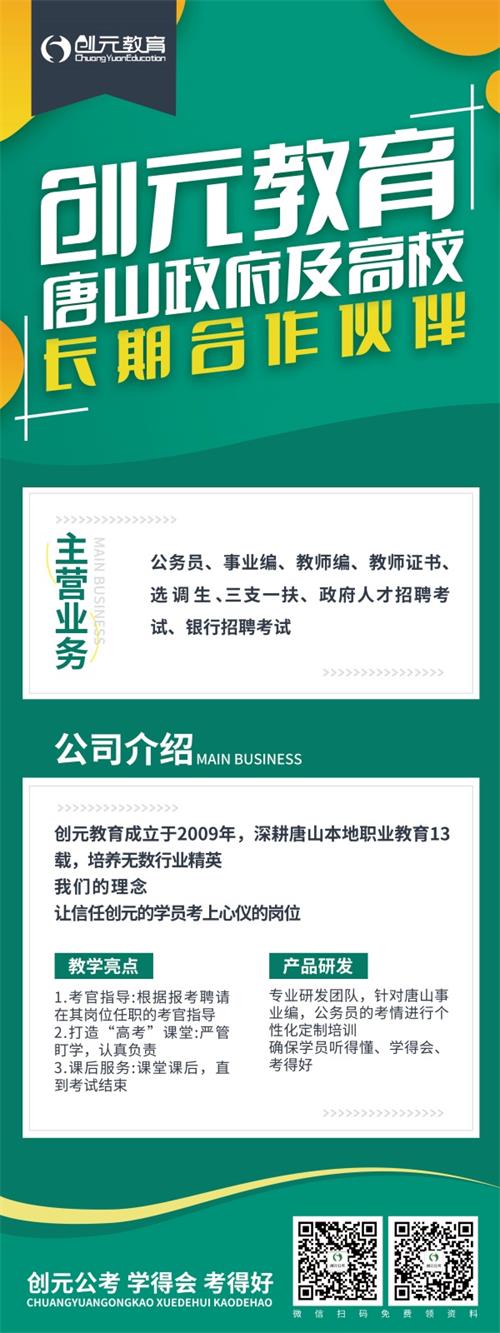 唐山創(chuàng)元教育面試班怎么樣？   
